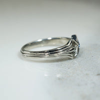 Shooting Star Old Mine Cut Sapphire Ring by 720