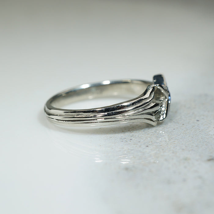 Shooting Star Old Mine Cut Sapphire Ring by 720