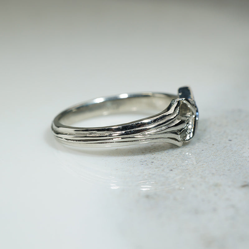 Shooting Star Old Mine Cut Sapphire Ring by 720