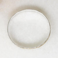 Engraved Gold & Silver Anthurium Blossom Bangle