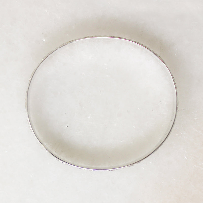 Childs Hawaiian Sterling Bangle with Turtles & Flowers