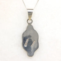 Graphic Sterling Silver Knot Work Pendant  