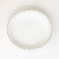 Lush Hawaiian Pua Kala Flower Sterling Bangle