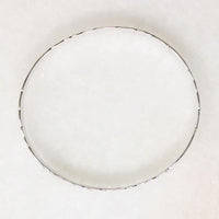 Hawaiian Pua Kala Flower Sterling Bangle