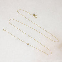 Delicate 14k Recycled Gold Cable Chain