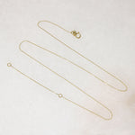 Delicate 14k Recycled Gold Cable Chain