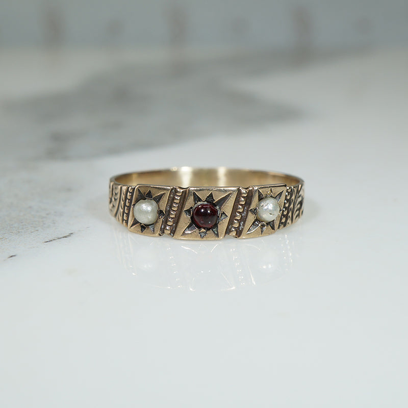 Sweet Victorian Garnet Band