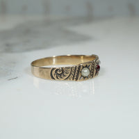 Sweet Victorian Garnet Band