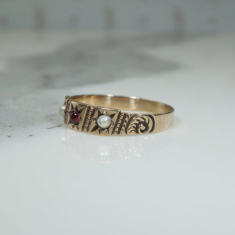 Sweet Victorian Garnet Band