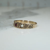 Sweet Victorian Garnet Band
