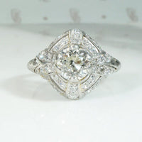 Superb Edwardian Dome Ring with 1.20ct Center Diamond