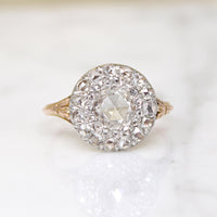 Extraordinary Antique Rose Cut Diamond Ring