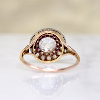 Extraordinary Antique Rose Cut Diamond Ring
