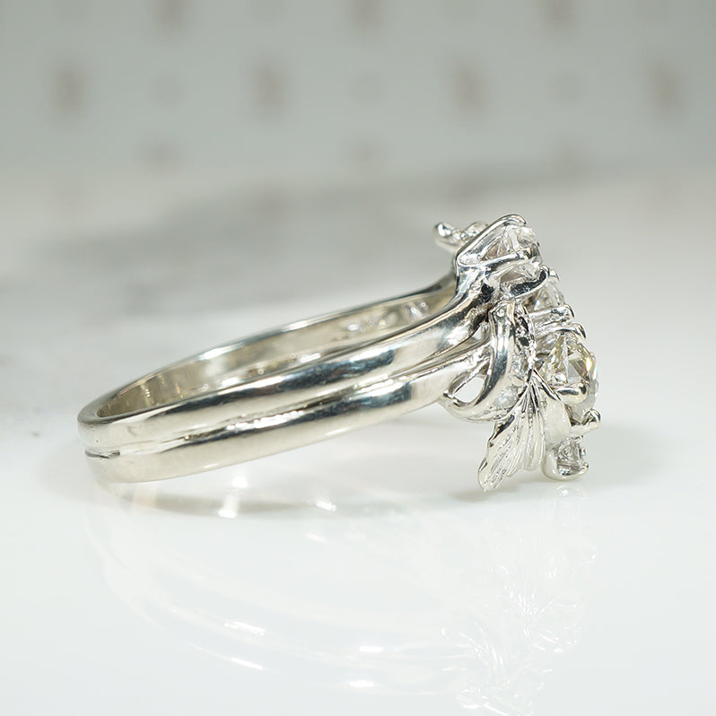 Delightful Old Mine Diamond Engagement Ring