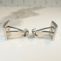 Smart Silver & Gold Cufflinks by Dolan Bullock