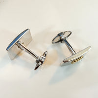 Smart Silver & Gold Cufflinks by Dolan Bullock