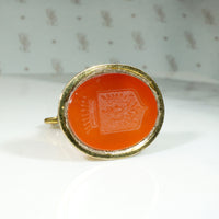 Elegant Victorian Fob with Double-Headed Eagle Seal