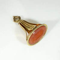 Elegant Victorian Fob with Double-Headed Eagle Seal