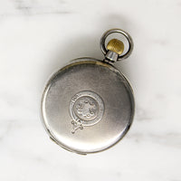 Sterling Silver Art Deco Unicorn Pocket Watch