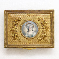 Victorian Gilded Bronze Neoclassical Motif Jewelry Casket