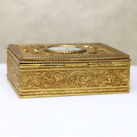 Victorian Gilded Bronze Neoclassical Motif Jewelry Casket