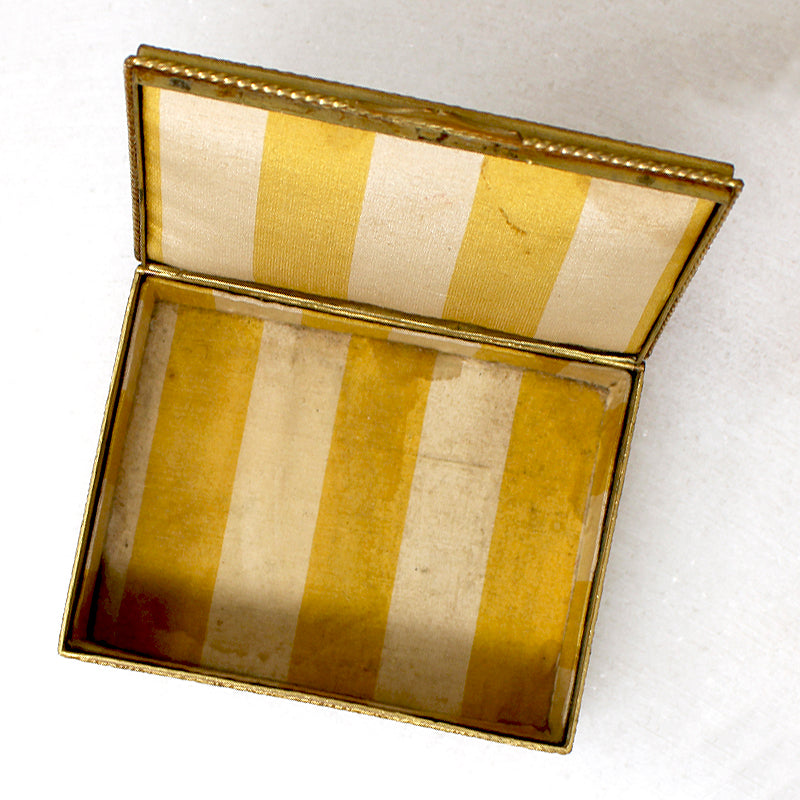 Victorian Gilded Bronze Neoclassical Motif Jewelry Casket