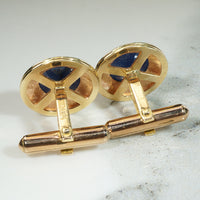 Beautiful Sapphire Cabochon Cuff Links