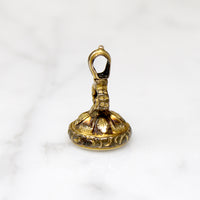 Early Victorian Fob with Carved Bird Citrine Seal 