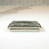 Ornate Ladies' Gruen Watch with Deco Details in White Gold