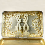 Charming Repoussé Sterling Cigarette Case