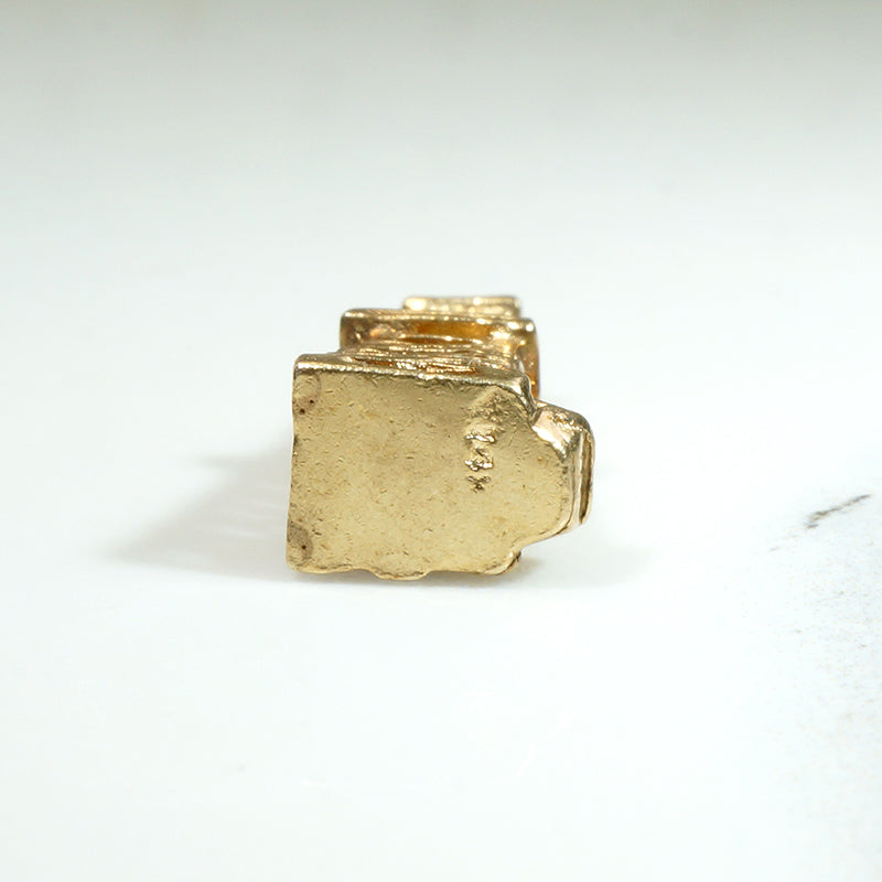 Three Dimensional 14k Gold Oil Well Charm