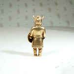 Fantastic 14k Gold Viking Warrior Charm