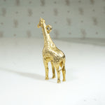 Tiny 3-D Giraffe Charm in 9k Gold