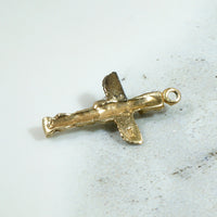 Pacific Northwest Coast Totem Pole Gold Charm