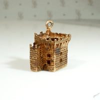 Teeny 9k Gold Blarney Castle Charm