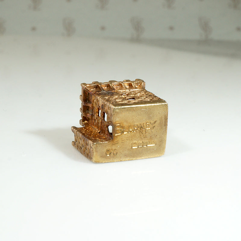 Teeny 9k Gold Blarney Castle Charm