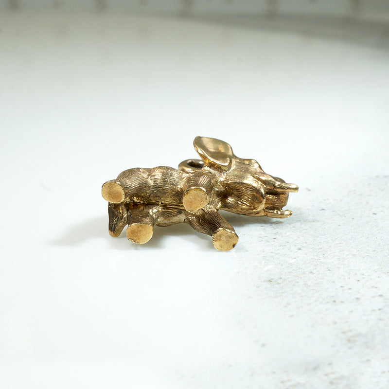 Petite 9k Gold Elephant Lucky Charm