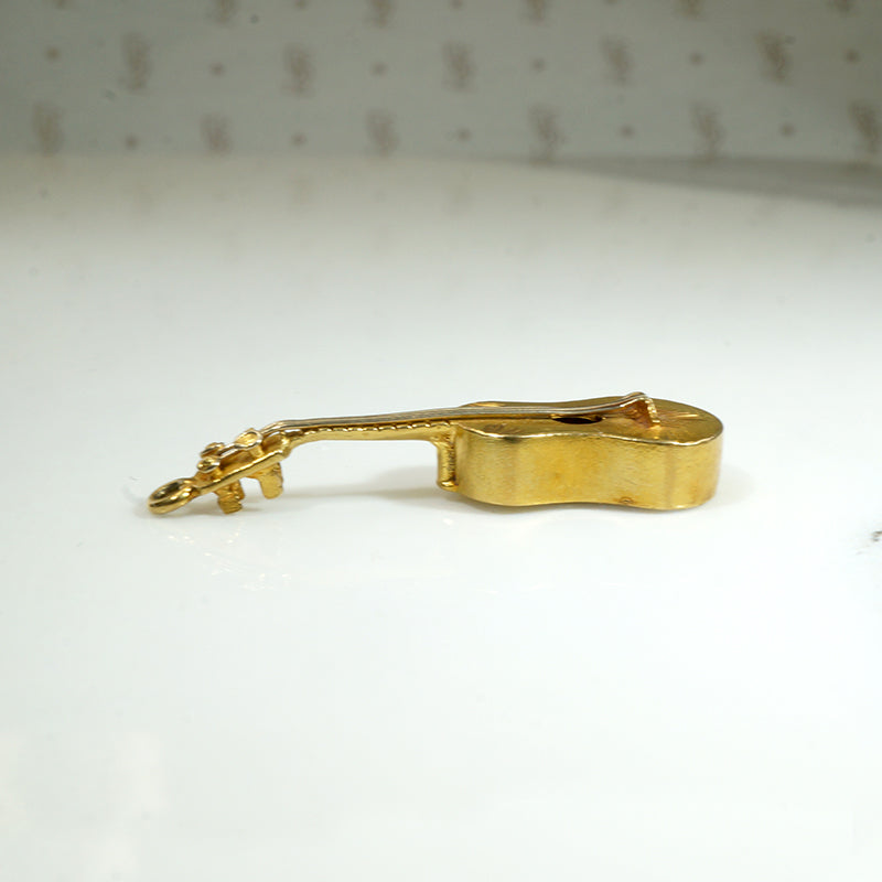 Gorgeous Little 18k Gold Acoustic Guitar Charm