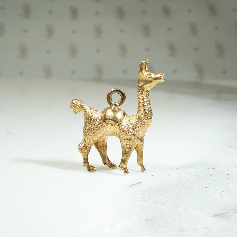Saucy Little Llama Charm with Just a Hint of Drama