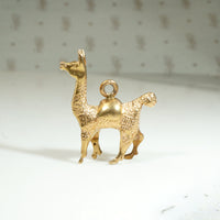 Saucy Little Llama Charm with Just a Hint of Drama