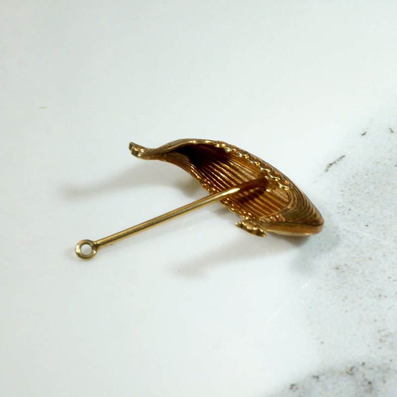 Viking Longship Charm with Double Dragonheads