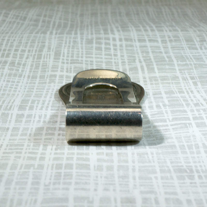 Mid Century Sterling Money Clip with 50 Sen Piece