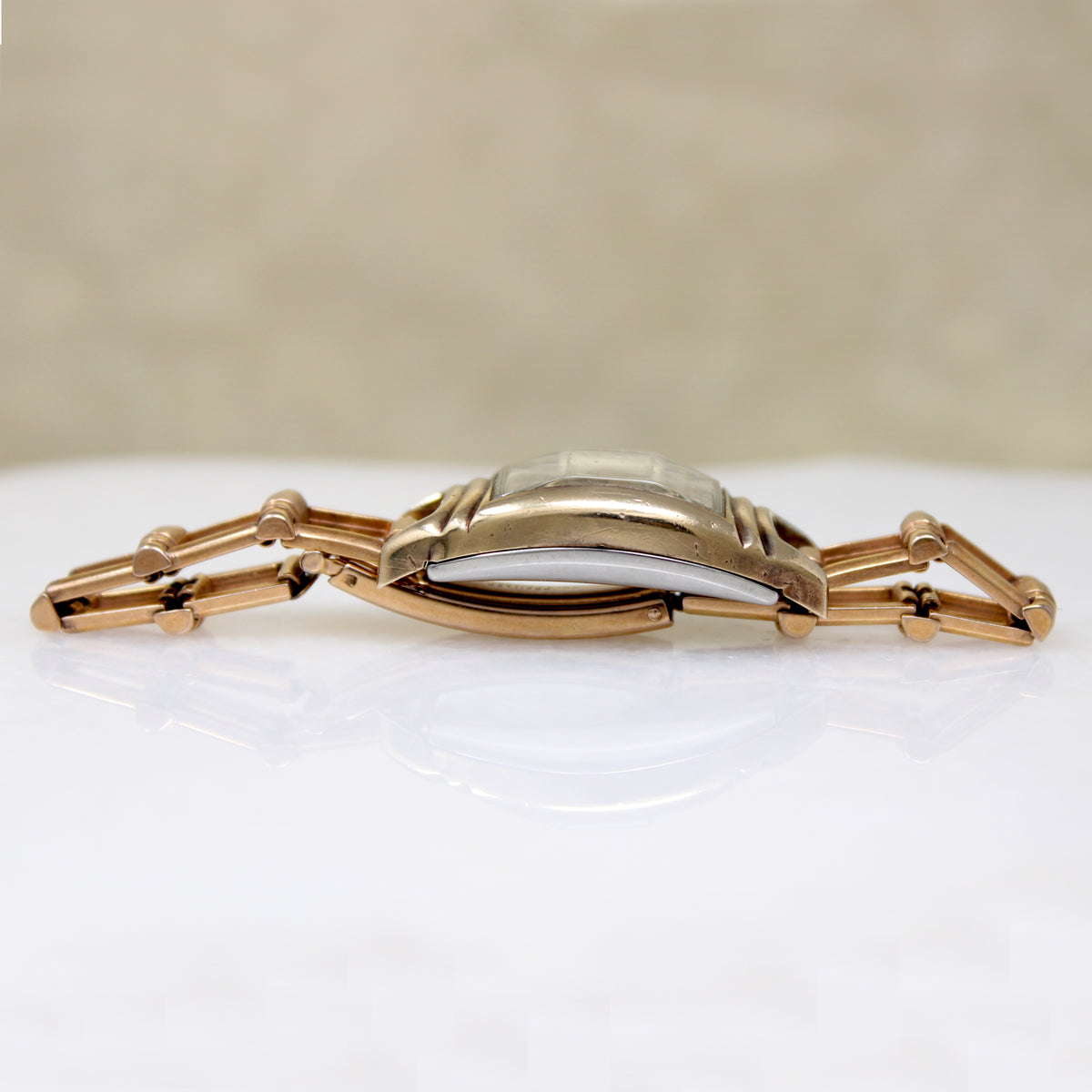 Retro Rolled Gold Gruen Curvex Watch