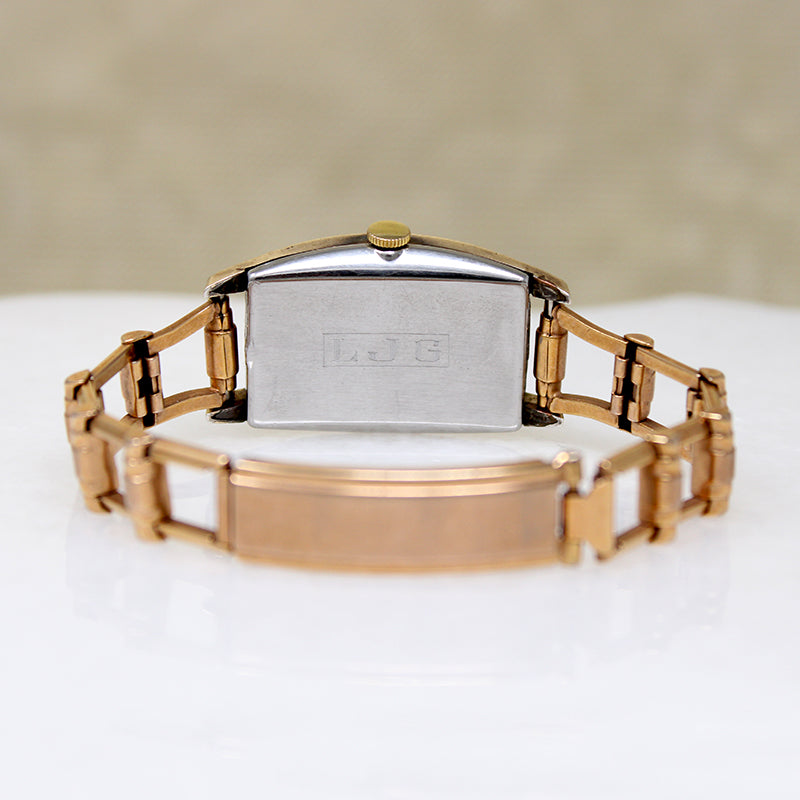 Retro Rolled Gold Gruen Curvex Watch
