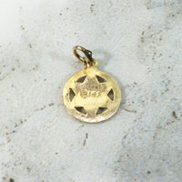 Lightweight Star of David Charm in 14k Gold