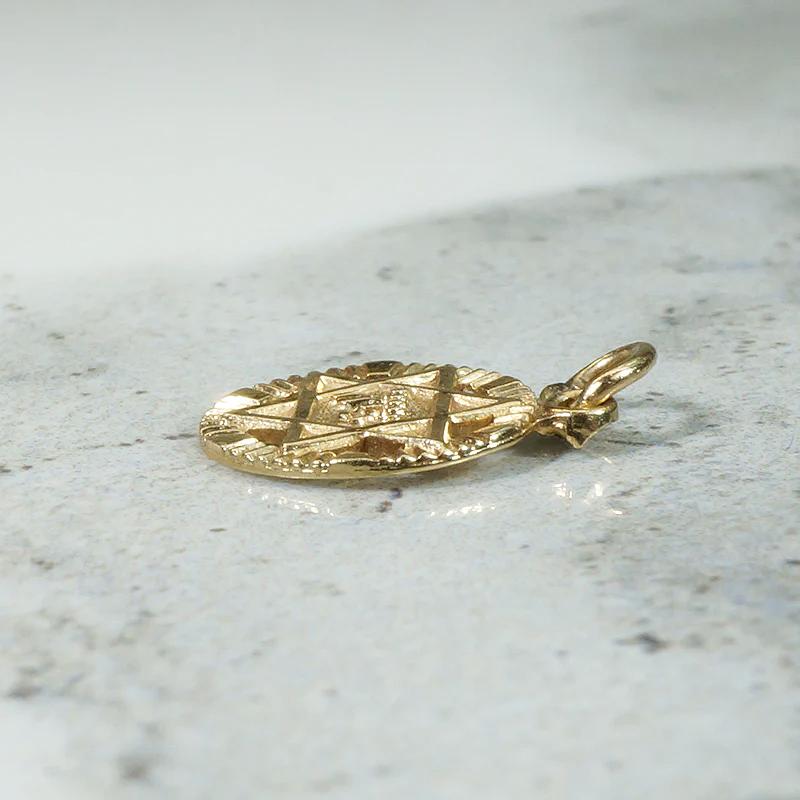 Lightweight Star of David Charm in 14k Gold