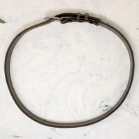 Handsome Tooled Leather Belt with Turquoise Inlay Hardware