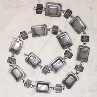Slinky Silver Concho Belt with Rocker Stamps