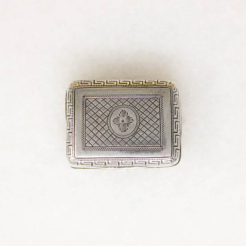 Exquisite Georgian Sterling Silver Vinaigrette 