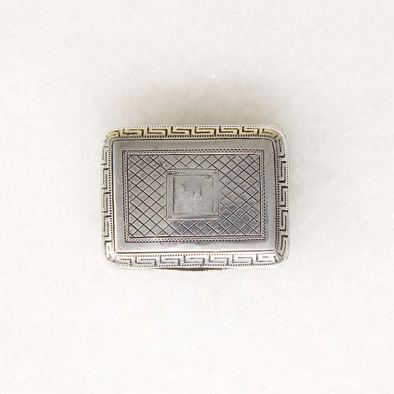 Exquisite Georgian Sterling Silver Vinaigrette 